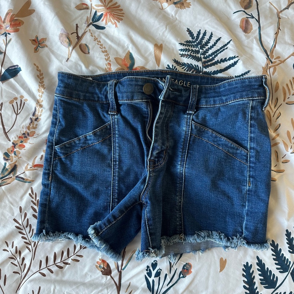 American Eagle Outfitters Blue Denim Shorts
